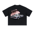 White Ferrari Cropped Tee