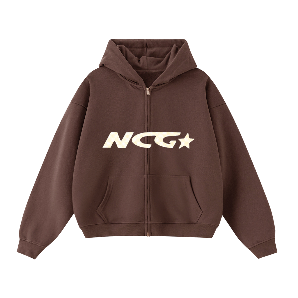 BROWN NCG ZIPPER